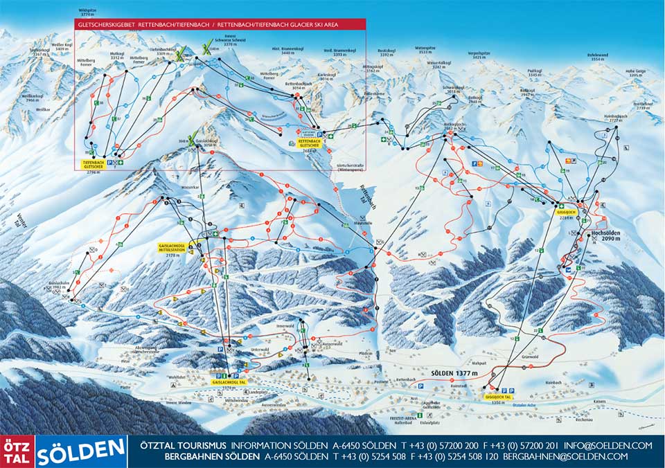 Pistenplan Sölden Pistenplan sölden